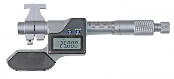 Digital inside micrometer 75 - 100 mm with round carbide measuring faces