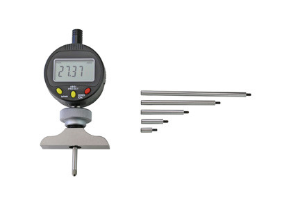 Digital dial indicator 25 x 0,01 mm with depth base 63 x 16 mm