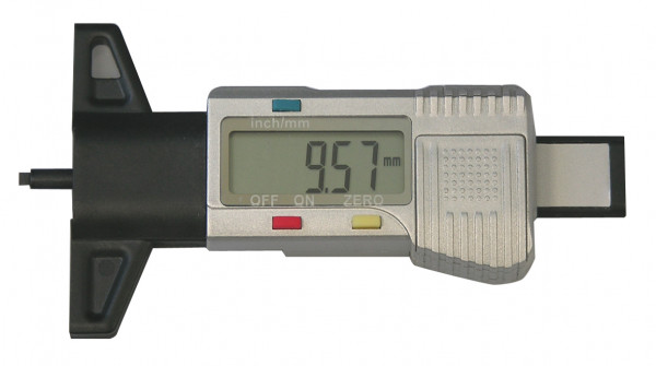 Digital depth caliper 25 x 60 mm for car tire profile
