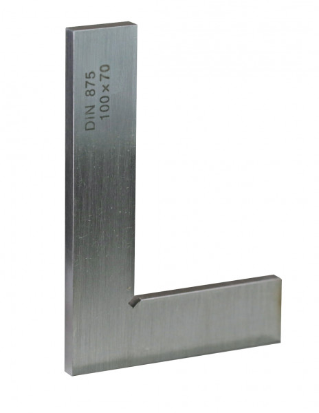 Präzisions-Kontrollwinkel  flach 200 x 165 mm, INOX, DIN 875/2