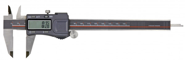 Digital pocket caliper 0-150 mm display in mm/inch or fraction