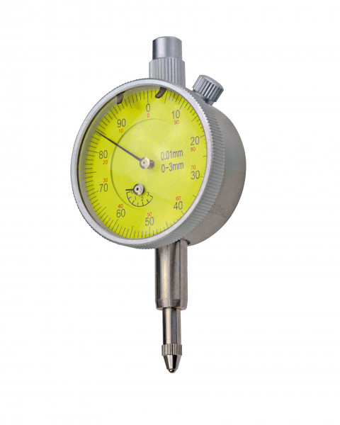 Small dial indicator Ø 40 mm range 5 mm reading 0,01 mm