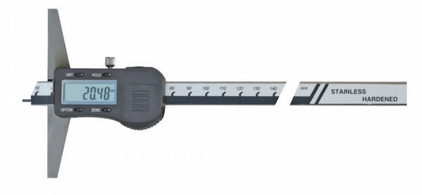 Digital-Tiefen-Messschieber 300 x 150 mm, mit Stiftspitze ø 1,5 x 6 mm, 3 V