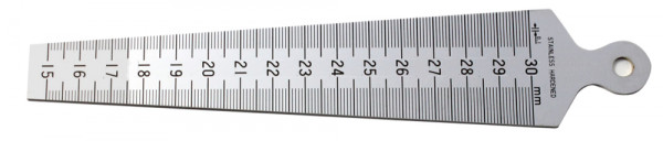 Messkeil aus Stahl 15 - 30 mm