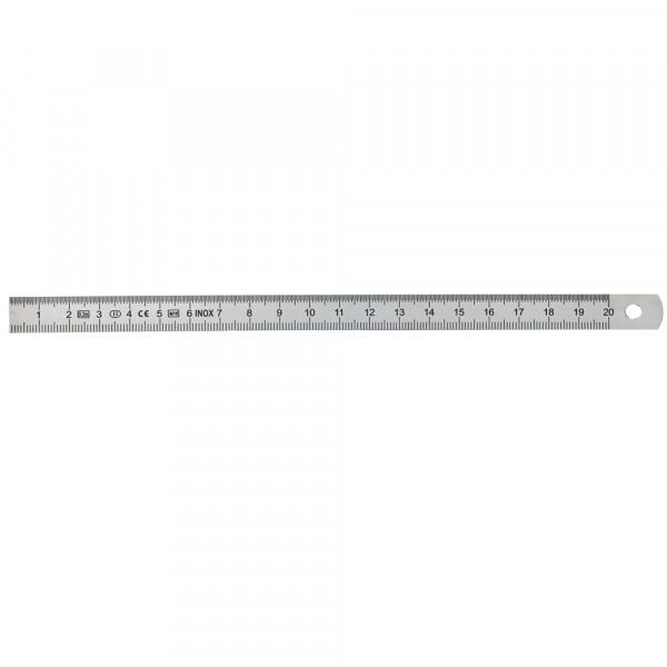 Steel ruler INOX flexible 150 x 13 x 0,5 mm