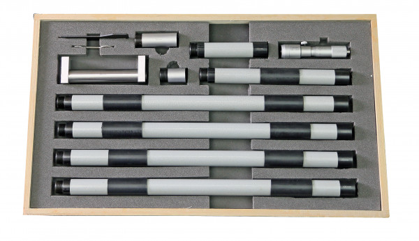 Inside micrometer set, range 100 - 1300 mm