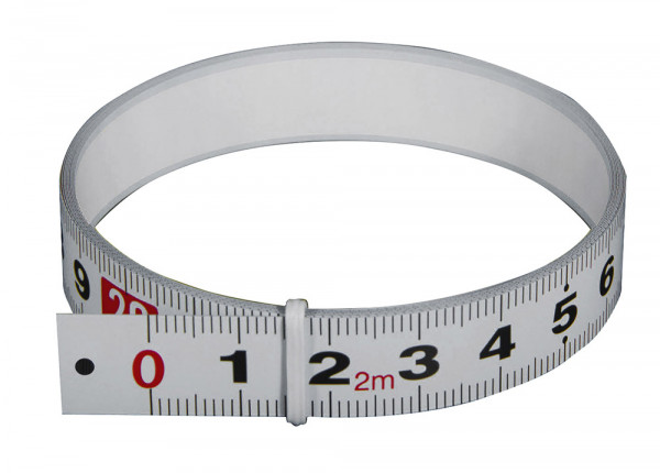 Scale measuring tapes 2 m self-adhesive made of tape steel