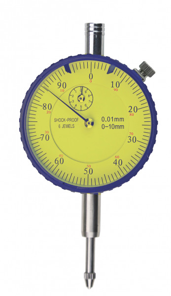 Messuhr 10 x 0,01 mm mit Stoßschutz DIN 878