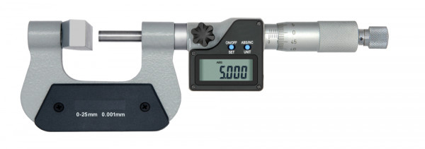 Digital large anvil micrometer 25-50 mm