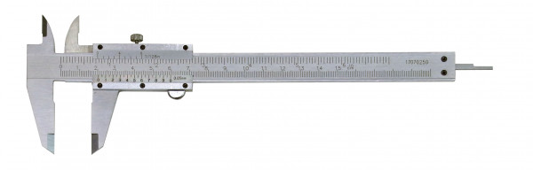 Vernier caliper 0 - 150 mm range with set screw