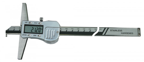 Digital depth caliper 300 x 100 mm with hook DIN 862