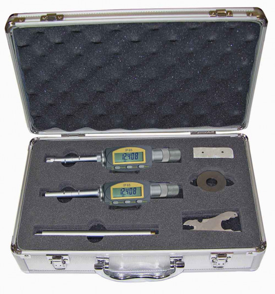 3-point internal micrometer set 6 - 12 mm digital IP 65 DIN 863