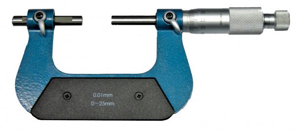 Universal micrometer 25 - 50 mm with moveable anvil