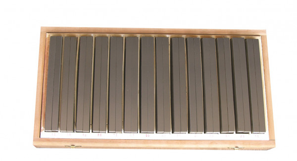 Steel parallels set 12 pairs length 120 mm